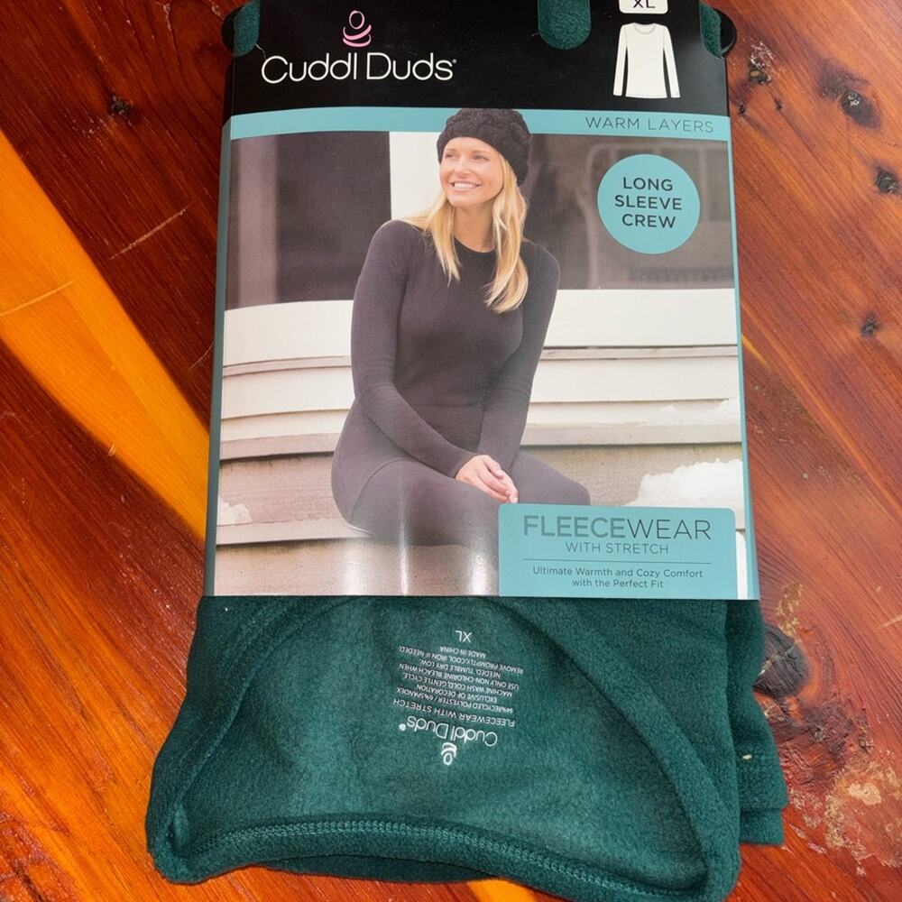 Cuddl Duds XL Warm Layers Crew new